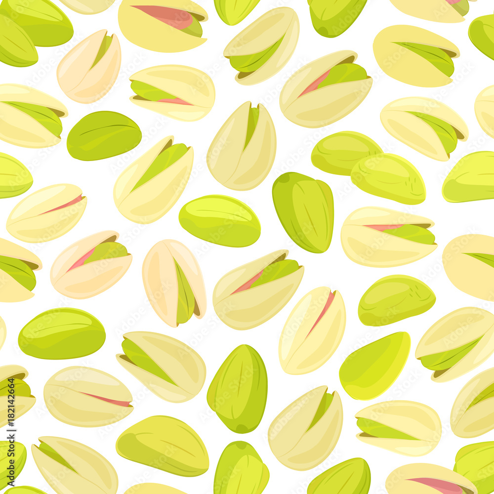 Pstacho Color/texture seamless texture with pistachios on white background for your de Stock ...