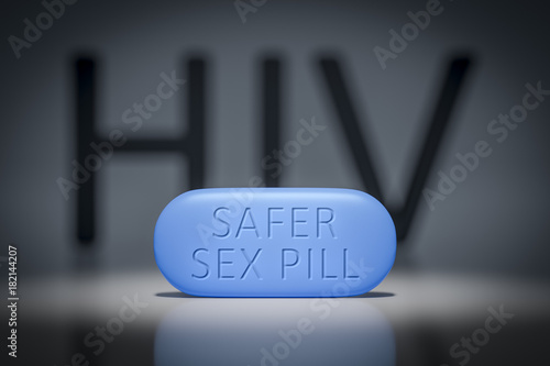 Billede på lærred safer sex pill