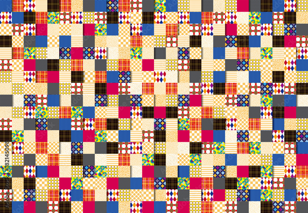 Fototapeta premium 背景 タイル デザイン