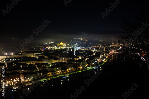 Night Passau. Bavaria  Germany.