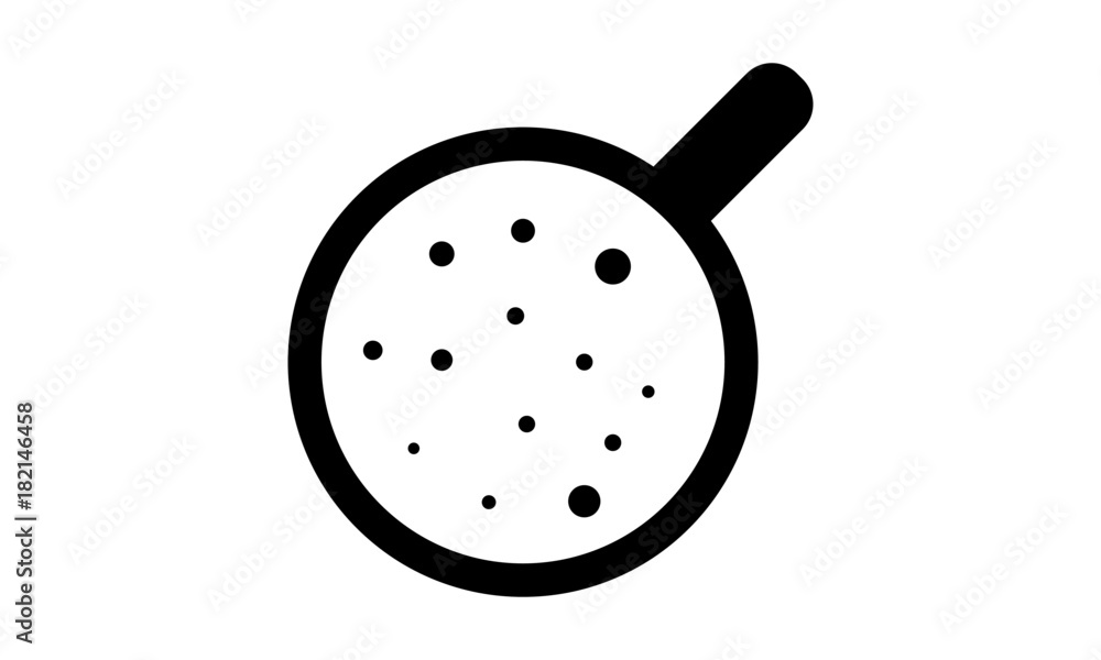 Coffee Cup Icon. Cup from top Isolated on white Coffee Cup Icon. Cup from top Isolated on white