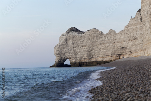 The coast at the Aval cliffs of Etretat