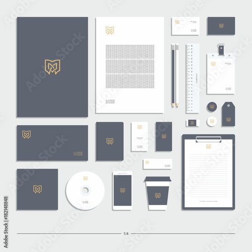 Corporate identity, stationery set, sign, symbol, icon.