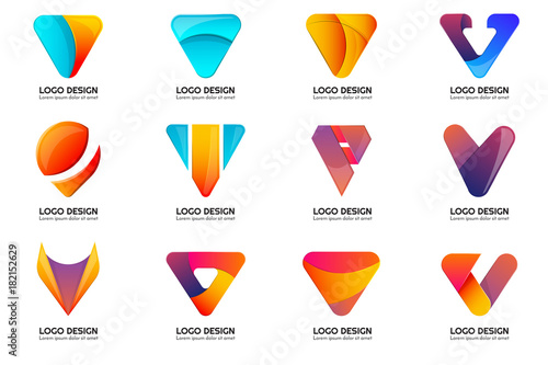 Free Download Modern Minimal Vector Logo for banner - GFXLoad