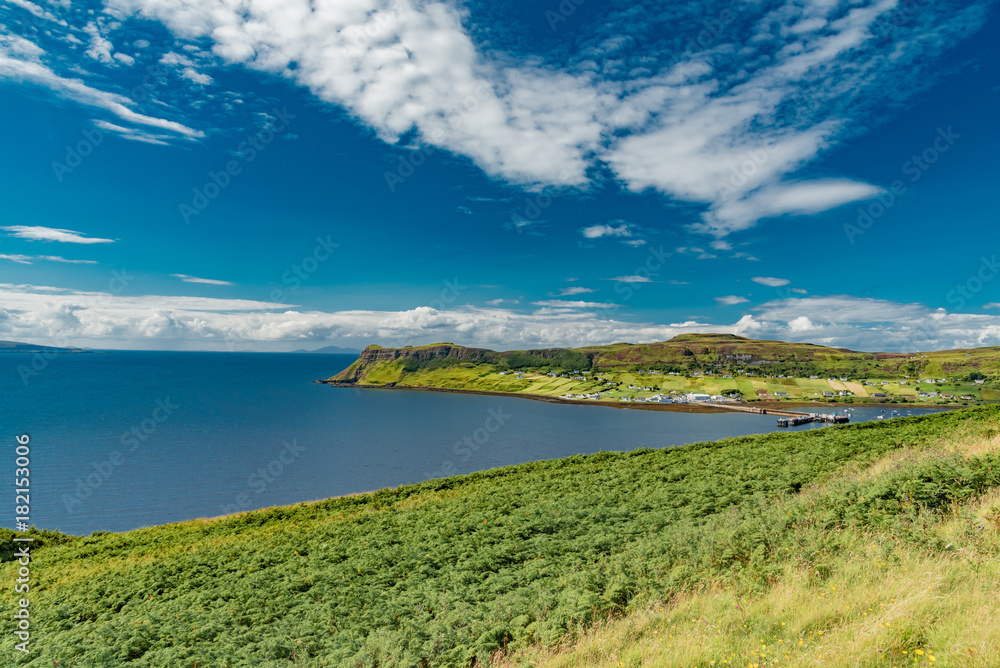 wild nature on the Isle of Skye in Scotland England