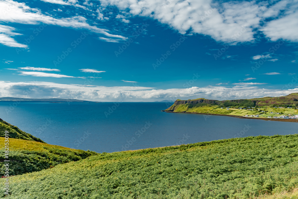 wild nature on the Isle of Skye in Scotland England