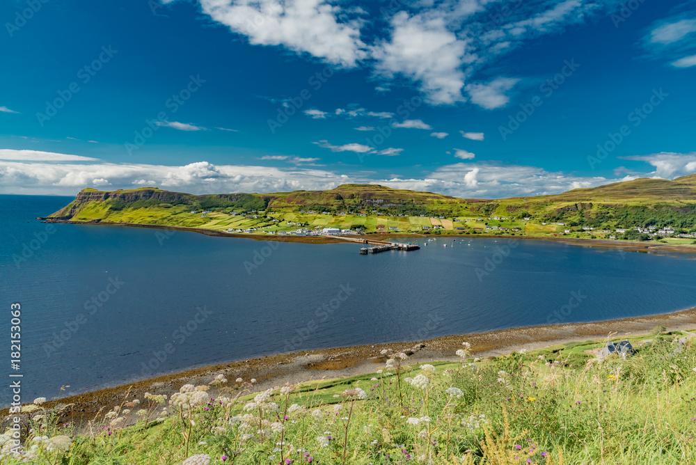 wild nature on the Isle of Skye in Scotland England