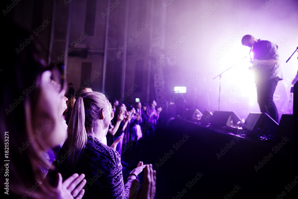 Fototapeta premium Konzert, Konzertbesucher