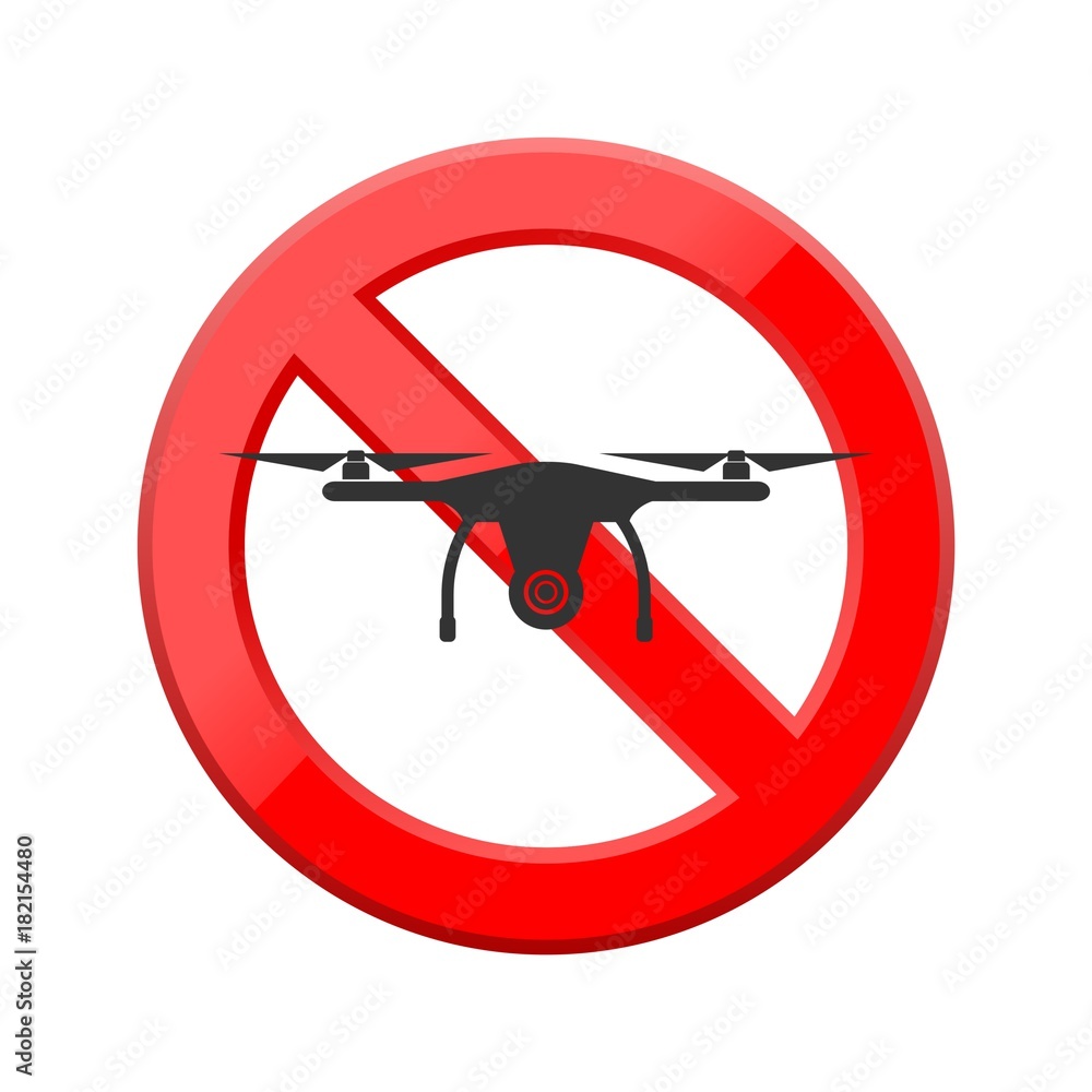 No Drone symbol, No drone zone No Drone symbol, No drone zone