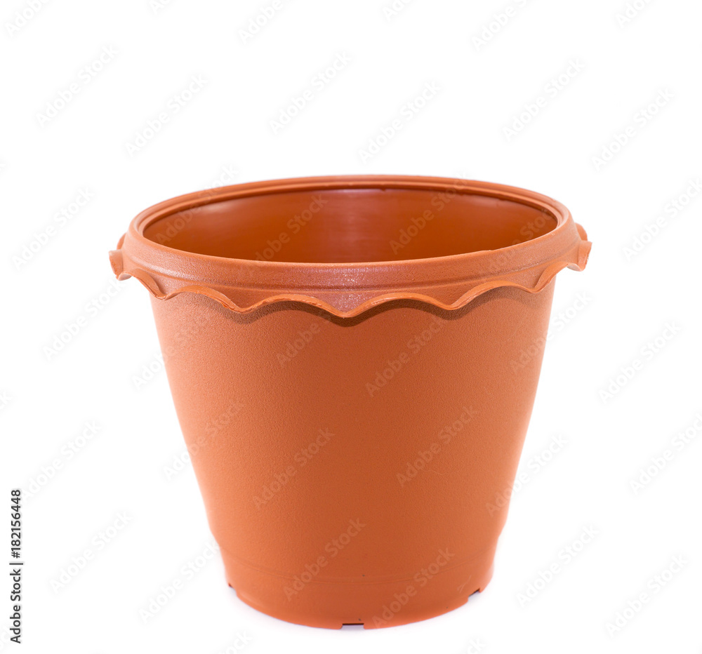 flower pot on White Background flower pot on White Background