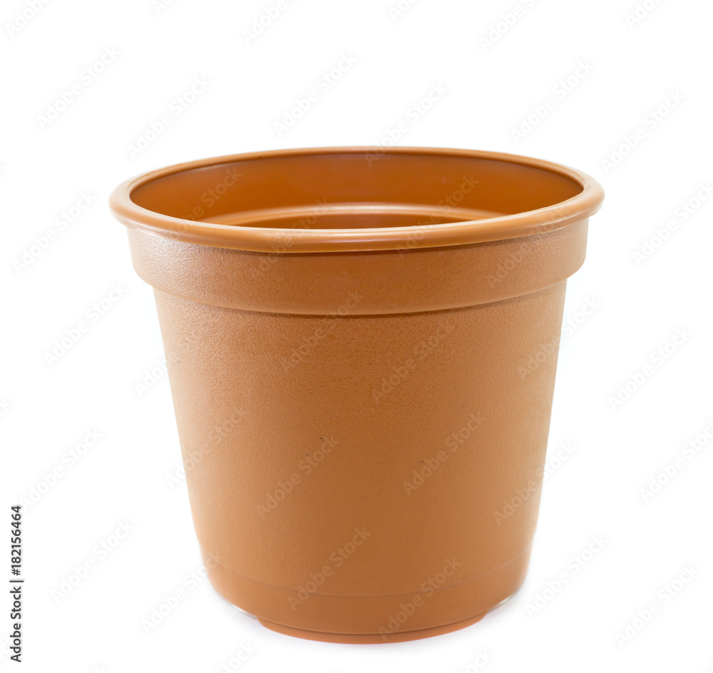 flower pot on White Background flower pot on White Background