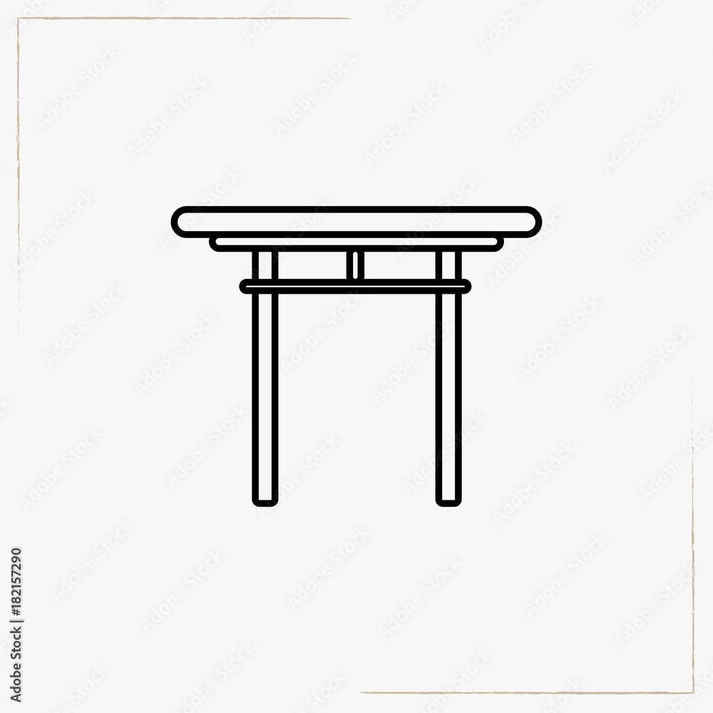temple line icon temple line icon