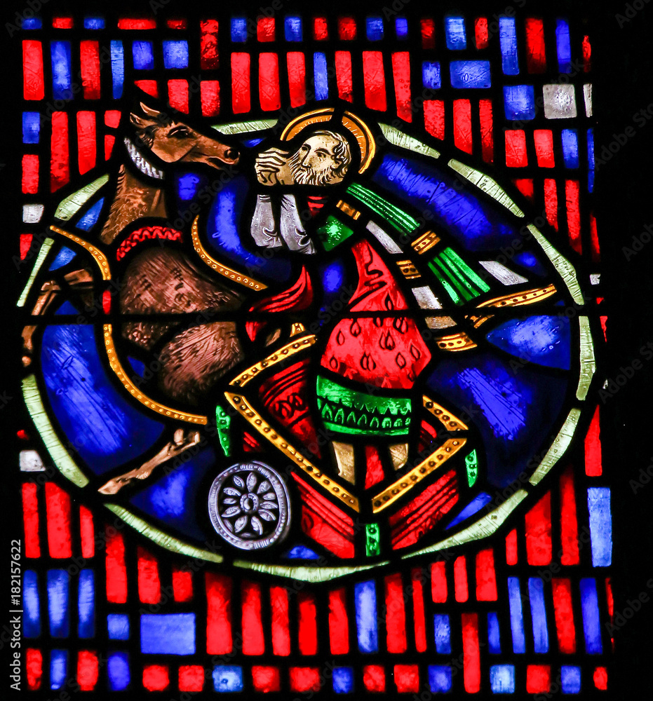 Stained Glass in Worms - Vision of Isaiah