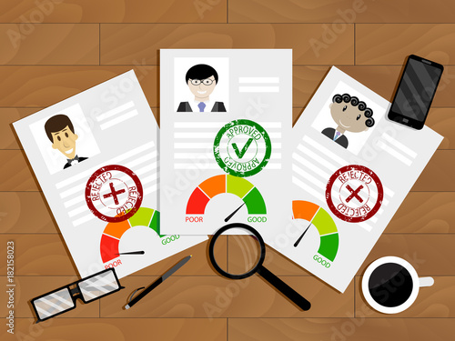 Evaluation of candidate for loan