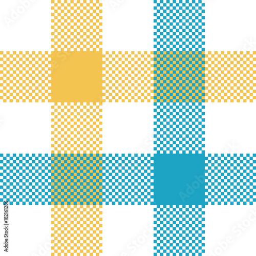 Check tablecloth pixel seamless fabric texture
