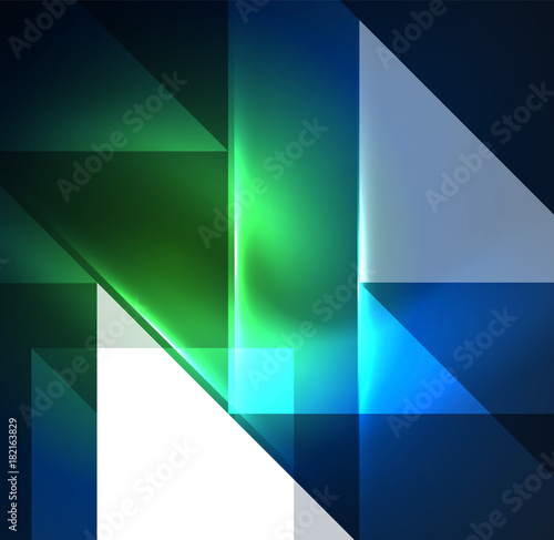 Cosmic electric background with shiny glowing plexus electricity impulses