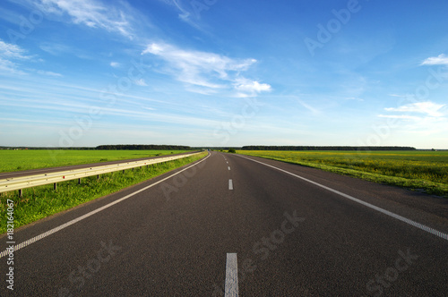 Asphalt car road