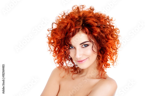 red-haired nude gir