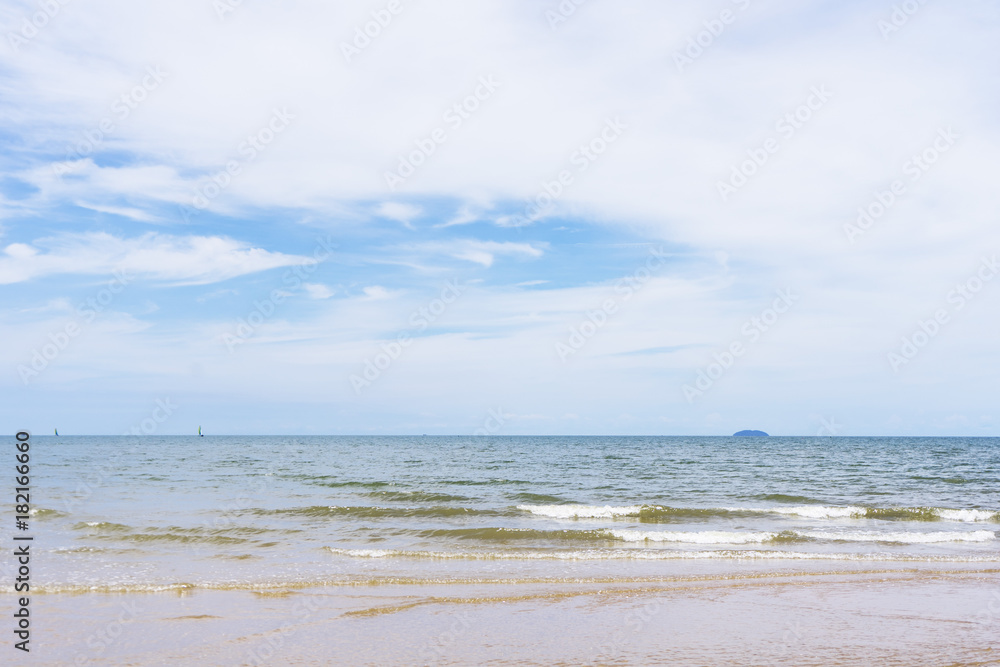 The sea in Thailand,Chonburi beach
