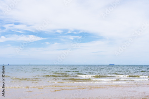 The sea in Thailand Chonburi beach