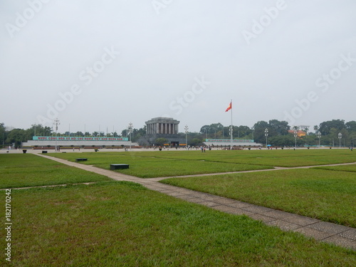 Ho Chi Minh mausoleum, Hanoi, North Vietnam