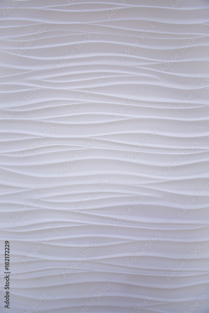 Obraz premium wavy white wall