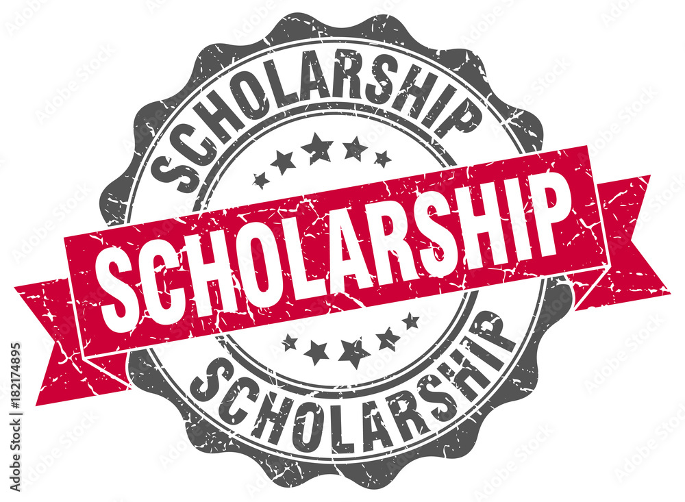 Fototapeta premium scholarship stamp. sign. seal