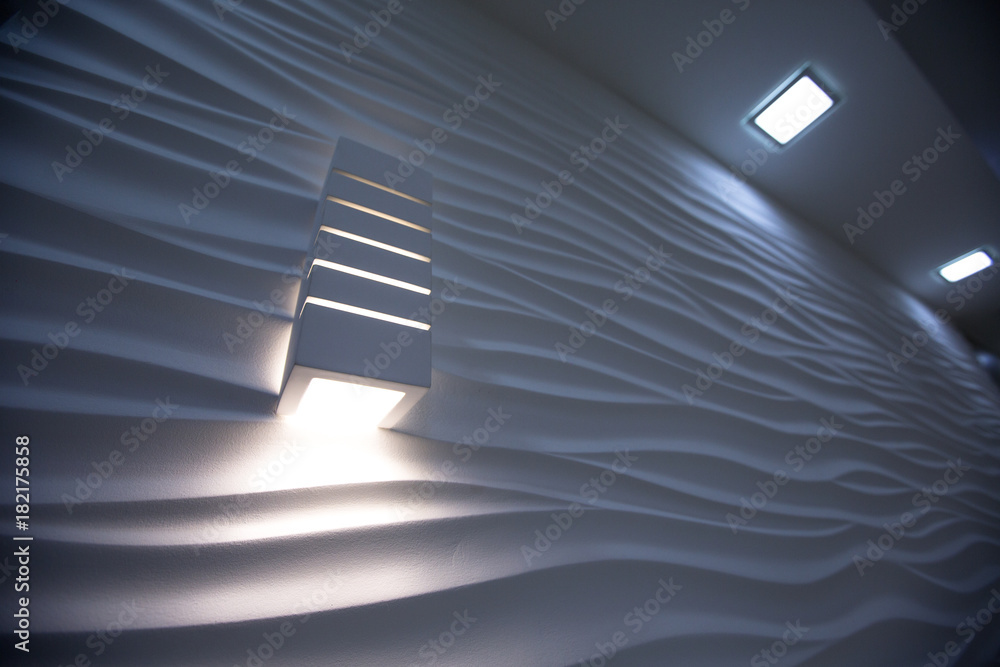 Obraz premium rectangular wall lamp