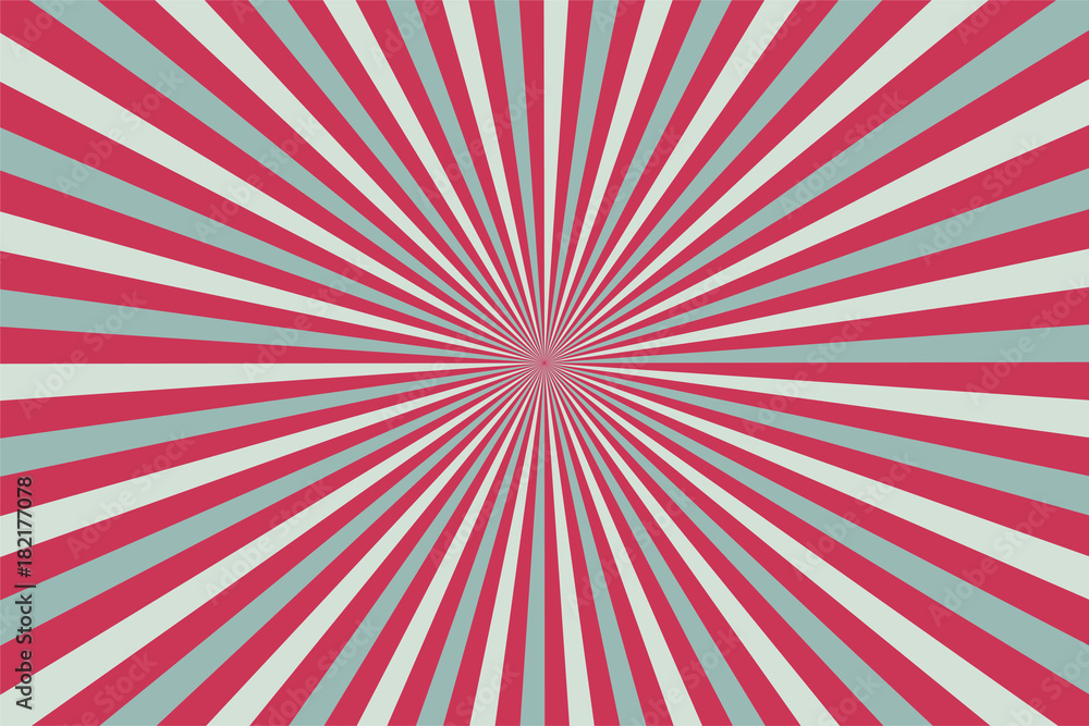 Fototapeta premium sunburst ray vector gradient color background - Christmas theme