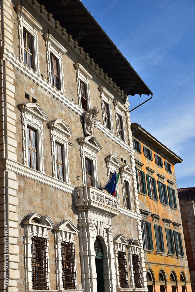 Palais Renaissance à Pise en Toscane, Italie