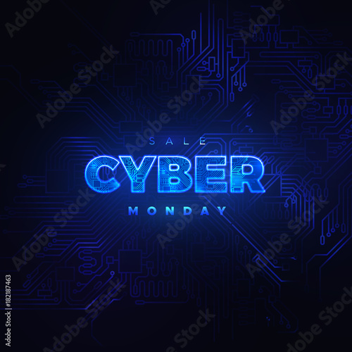 Luminous cyber hologram