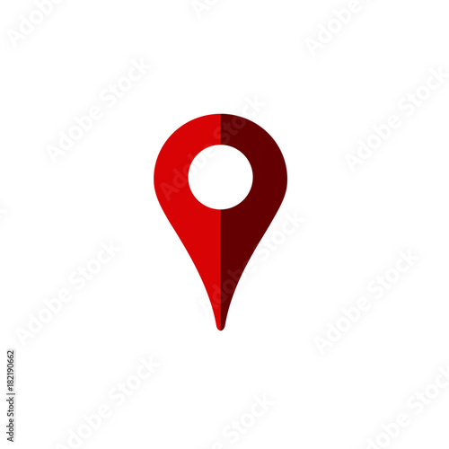Map pin icon, location marker