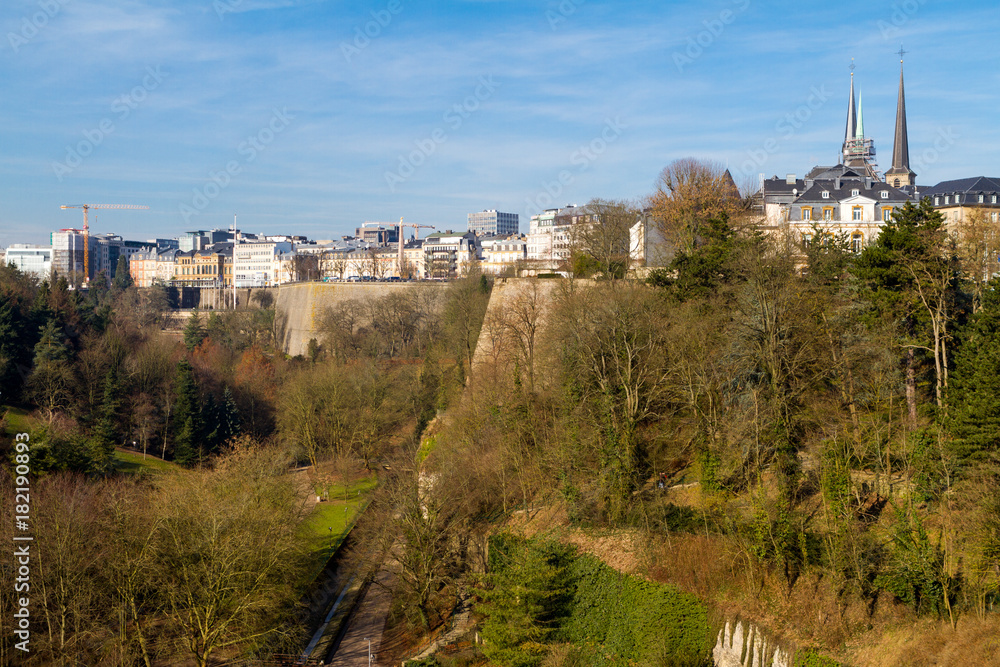 Obraz premium Luxembourg city, corniche