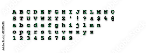 Binary Alphabet photo