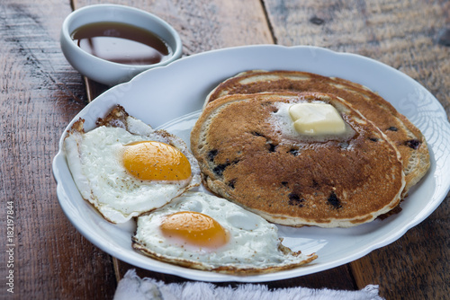 Pancakes and Eggs