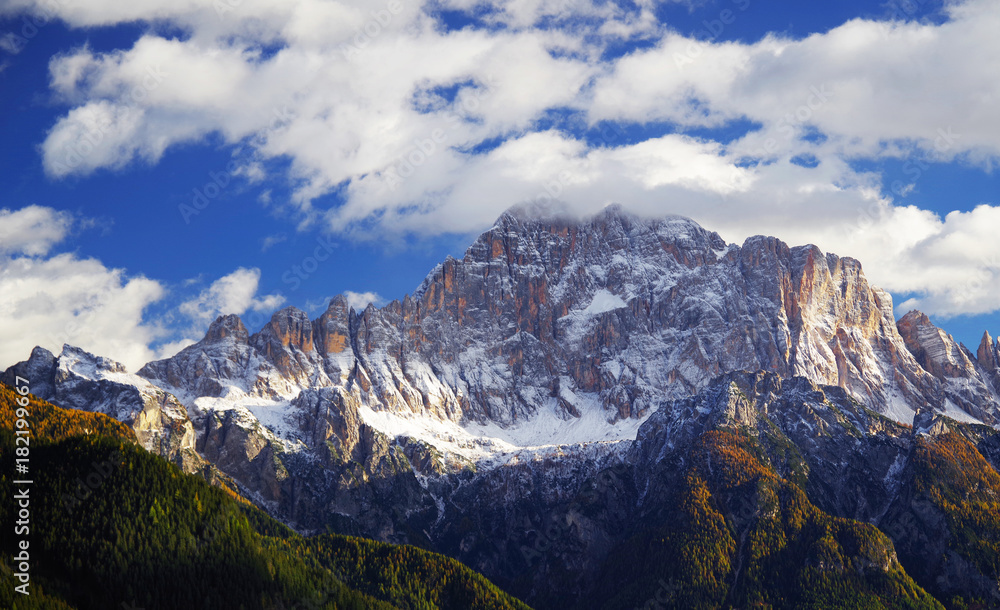 Civetta Peak (3220m) in the Dolomites, Italy, Europe