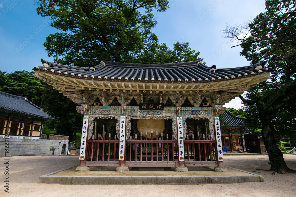yesan-gun, Chungcheongnam-do, South Korea - Sudeoksa is an old temple in Korea built in 1308. yesan-gun, Chungcheongnam-do, South Korea - Sudeoksa is an old temple in Korea built in 1308.