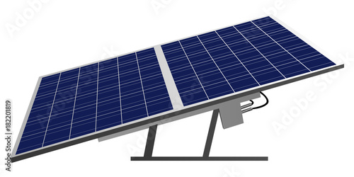 Isolated solar panel