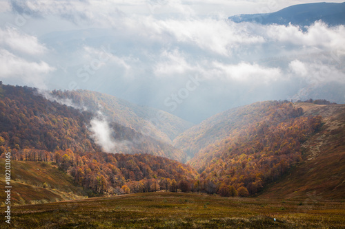 Fall in Carpathian Mountains, Ukraine