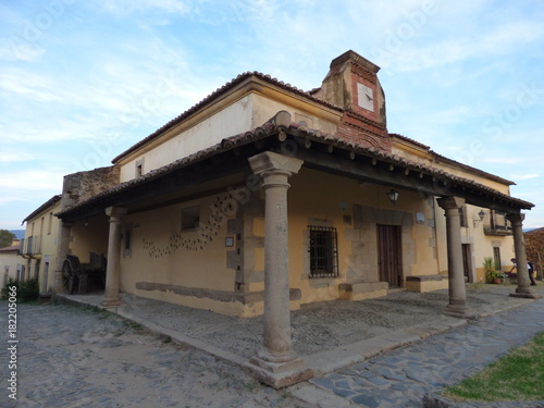 Ermita de Granadilla pueblo historico en Caceres ( Extremadura, España)