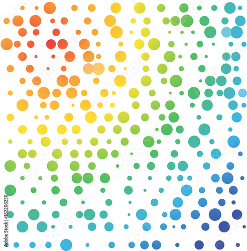 background with colorful circles
