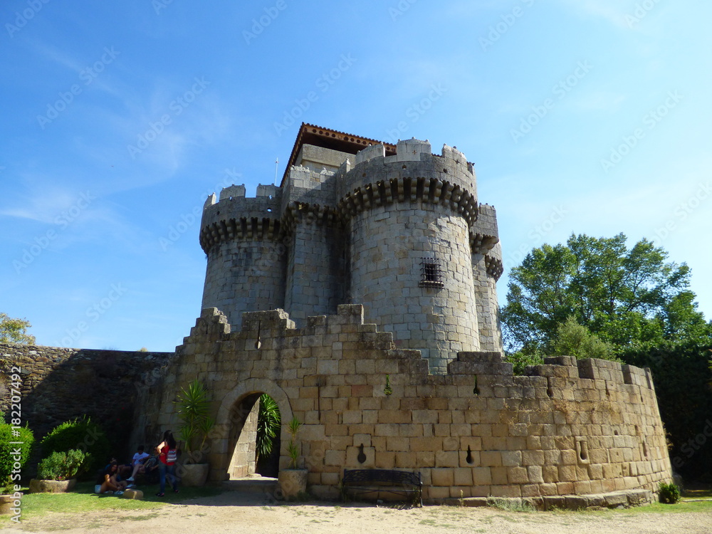 Castillo de Granadilla.Pueblo historico abandonado en Caceres ( Extremadura, España)