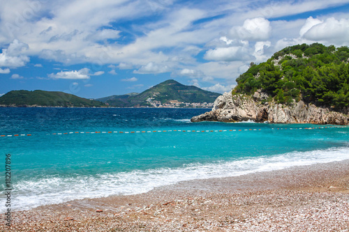 Milocer beach (Milocer plaza), Sveti Stefan, Montenegro