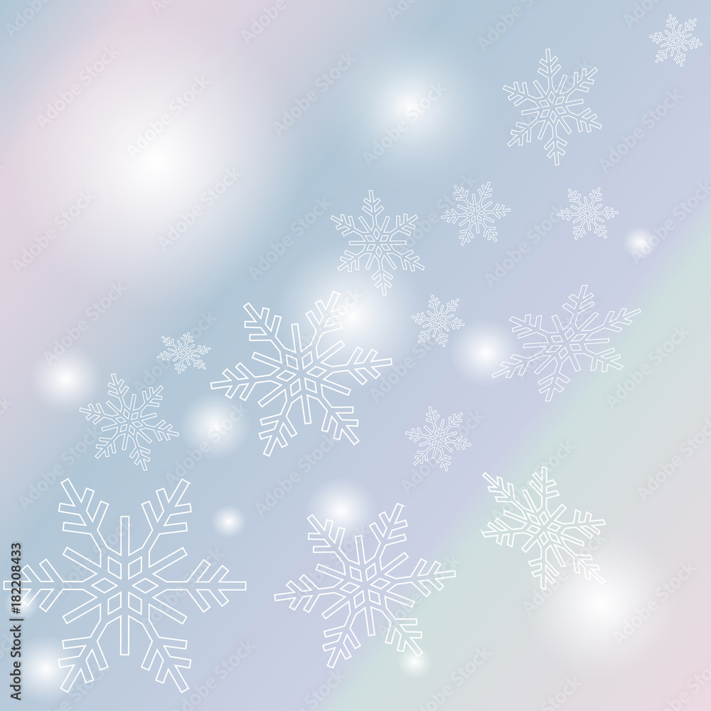 snowflakes background for the new year and Christmas design snowflakes background for the new year and Christmas design