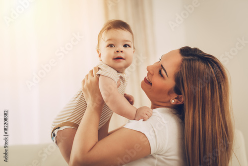 Little Boy With Mother