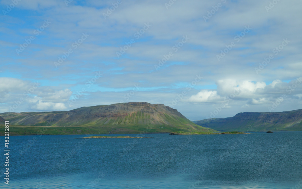 Beautiful view in summer ,Iceland.