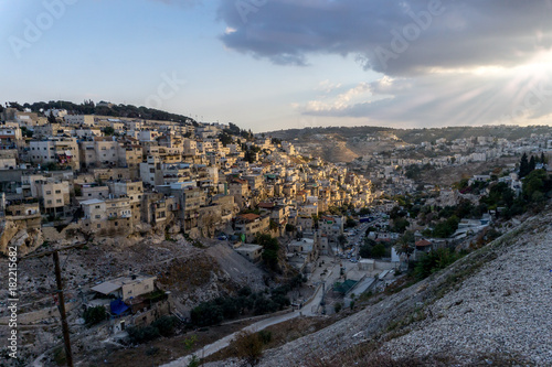 The City of David from the Mount of Olives, Jerusalem, Israel