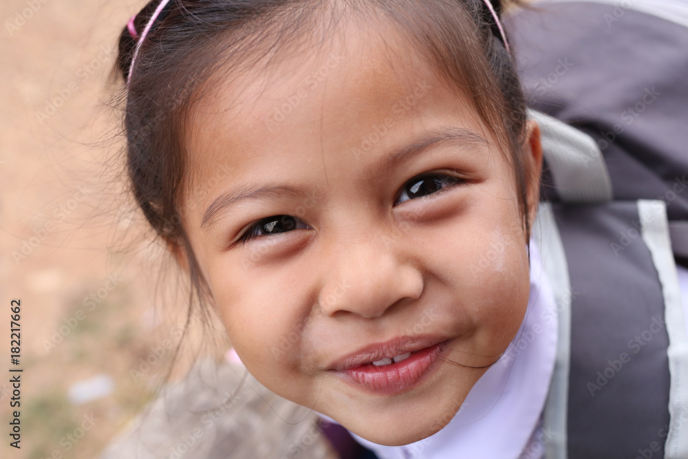 Asian children and lovely cute in school uniform. Asian children and lovely cute in school uniform.