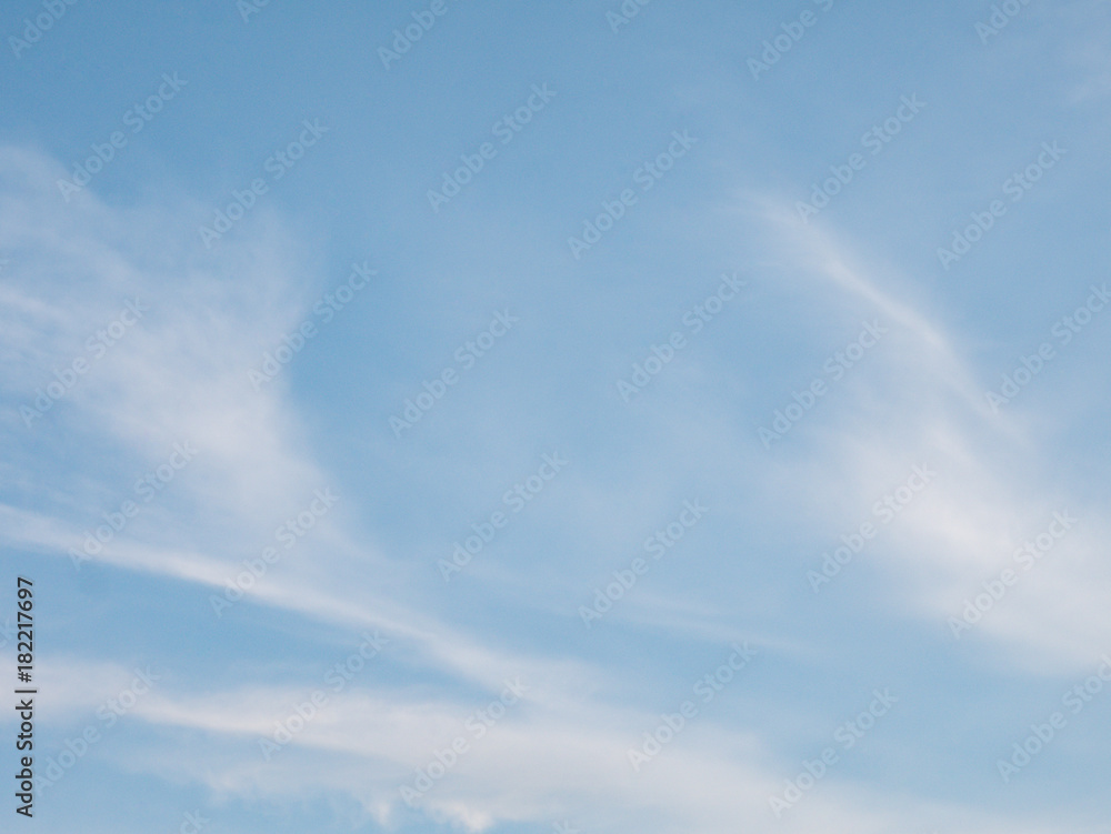 the beautiful blue sky with cloudy background