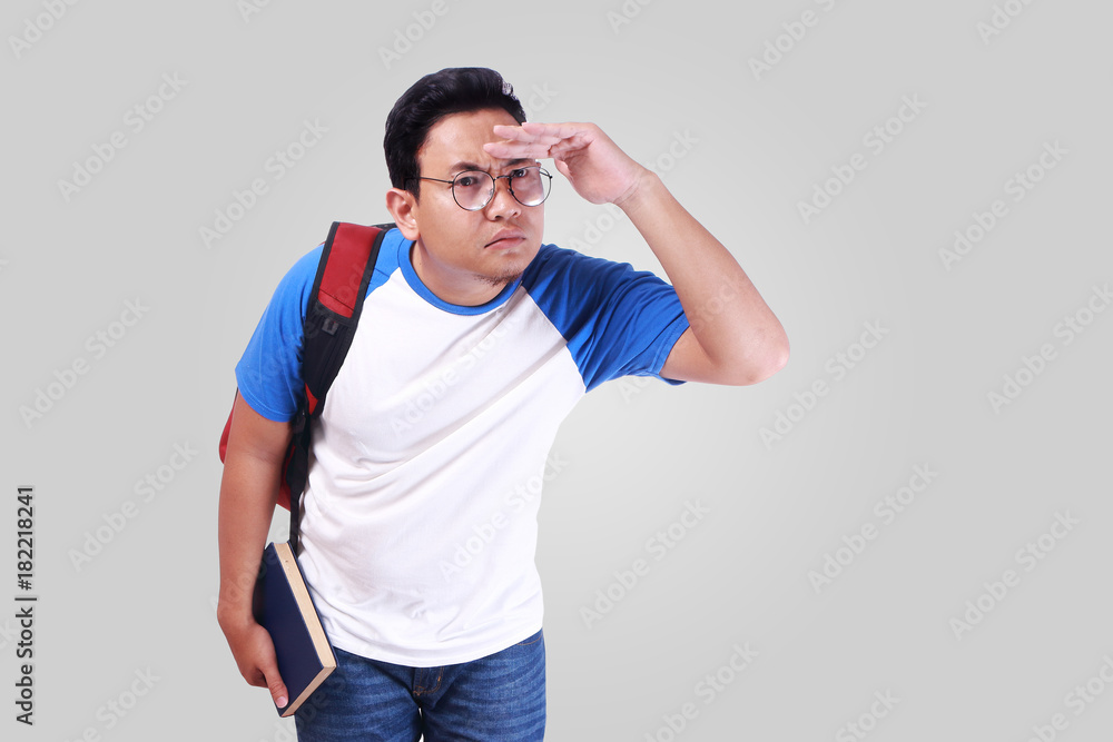 Young Student Staring Far Away Young Student Staring Far Away